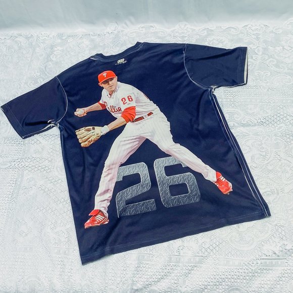 Utley Phillies MLB Philadelphia  Baseball Jersey Dancing On My Own #26 Go Phils! - Picture 5 of 7